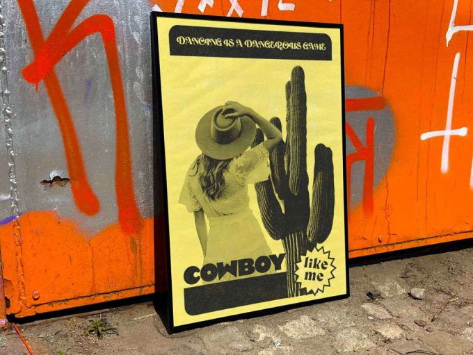 Taylor Swift “Cowboy like me” Album Cover Poster #2