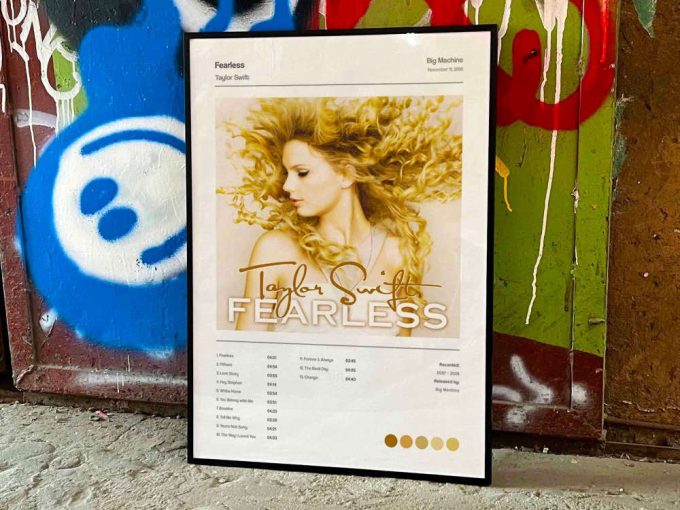 Taylor Swift “Fearless” Album Cover Poster #5