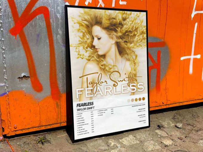 Taylor Swift “Fearless” Album Cover Poster #6