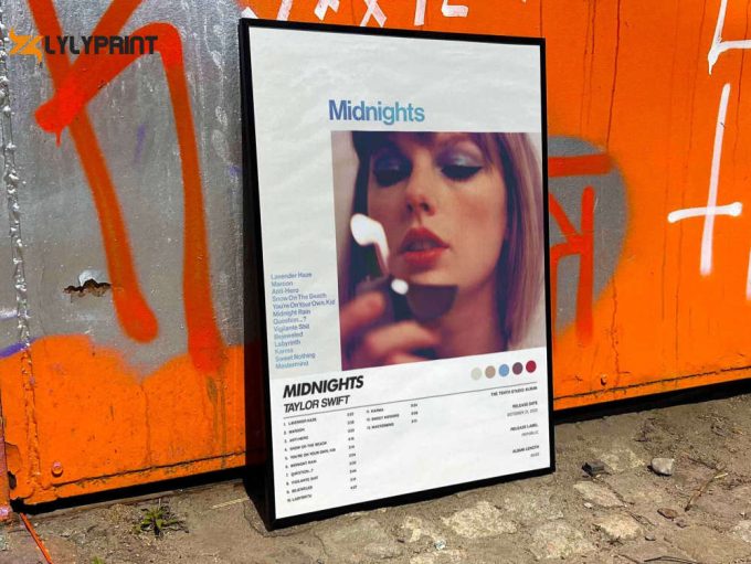 Taylor Swift “Midnights” Album Cover Poster #6