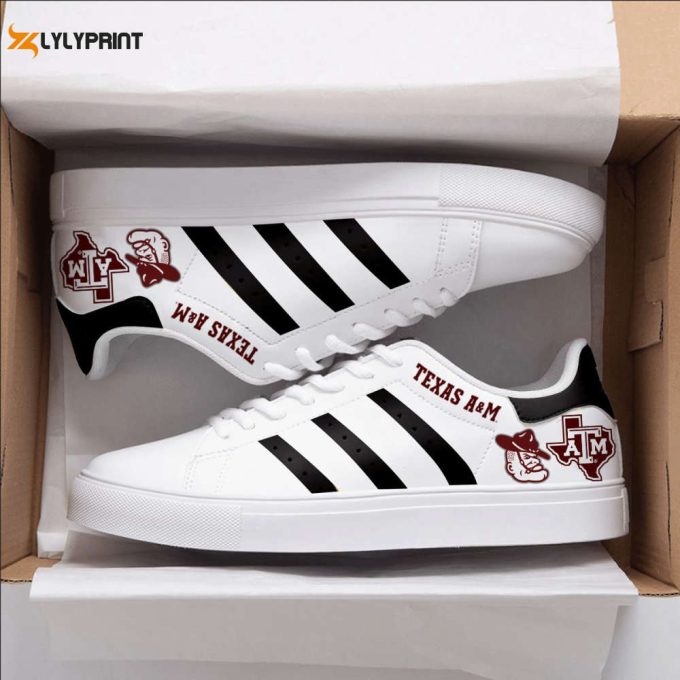 Texas A&M Aggies 3a Skate Shoes For Men Women Fans Gift