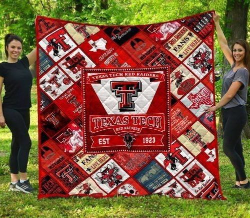 Texas Tech 1 Quilt Blanket For Fans Home Decor Gift