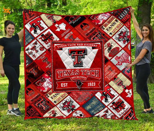 Texas Tech Red Raiders 3 Quilt Blanket Texas Tech Red Raiders 3 Quilt Blanket