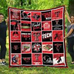 Texas Tech Red Raiders Quilt Blanket For Fans Home Decor Gift