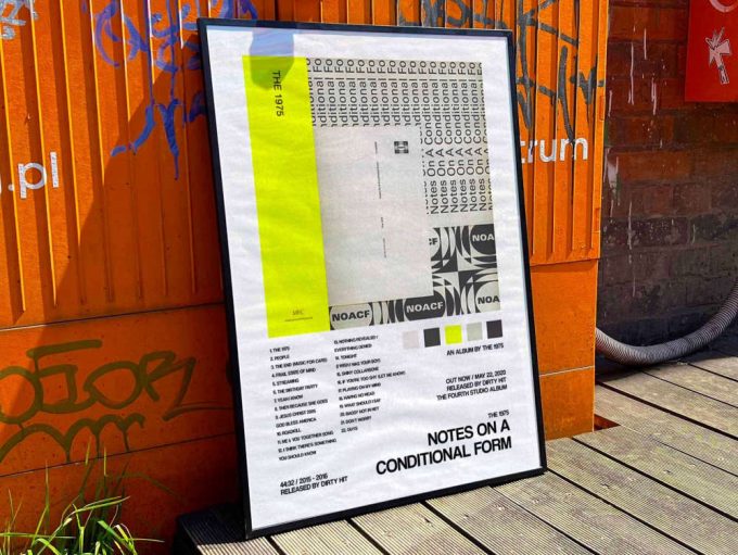 The 1975 “Notes On A Conditional Form” Album Cover Poster #2