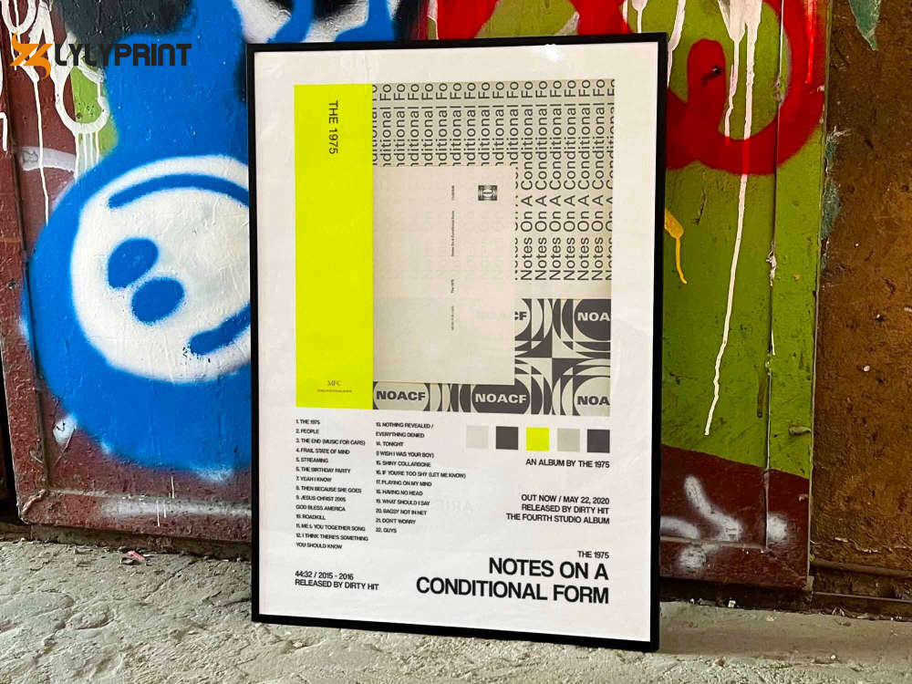 The 1975 “Notes On A Conditional Form” Album Cover Poster #2 The 1975 “Notes On A Conditional Form” Album Cover Poster #2