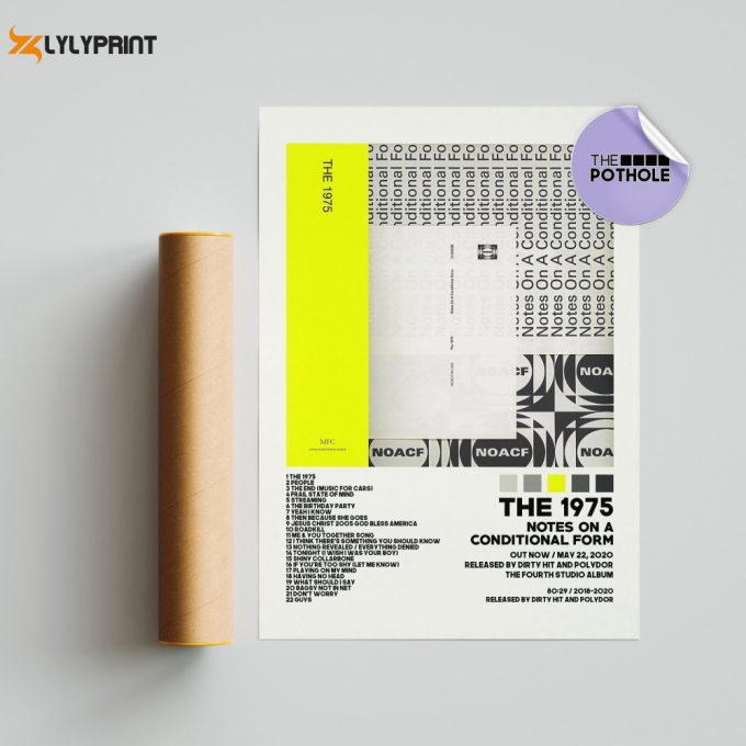 The 1975 Posters / Notes on a Conditional Form Poster, Album Cover Poster, Poster Print Wall Art, The 1975, Notes on a Conditional Form