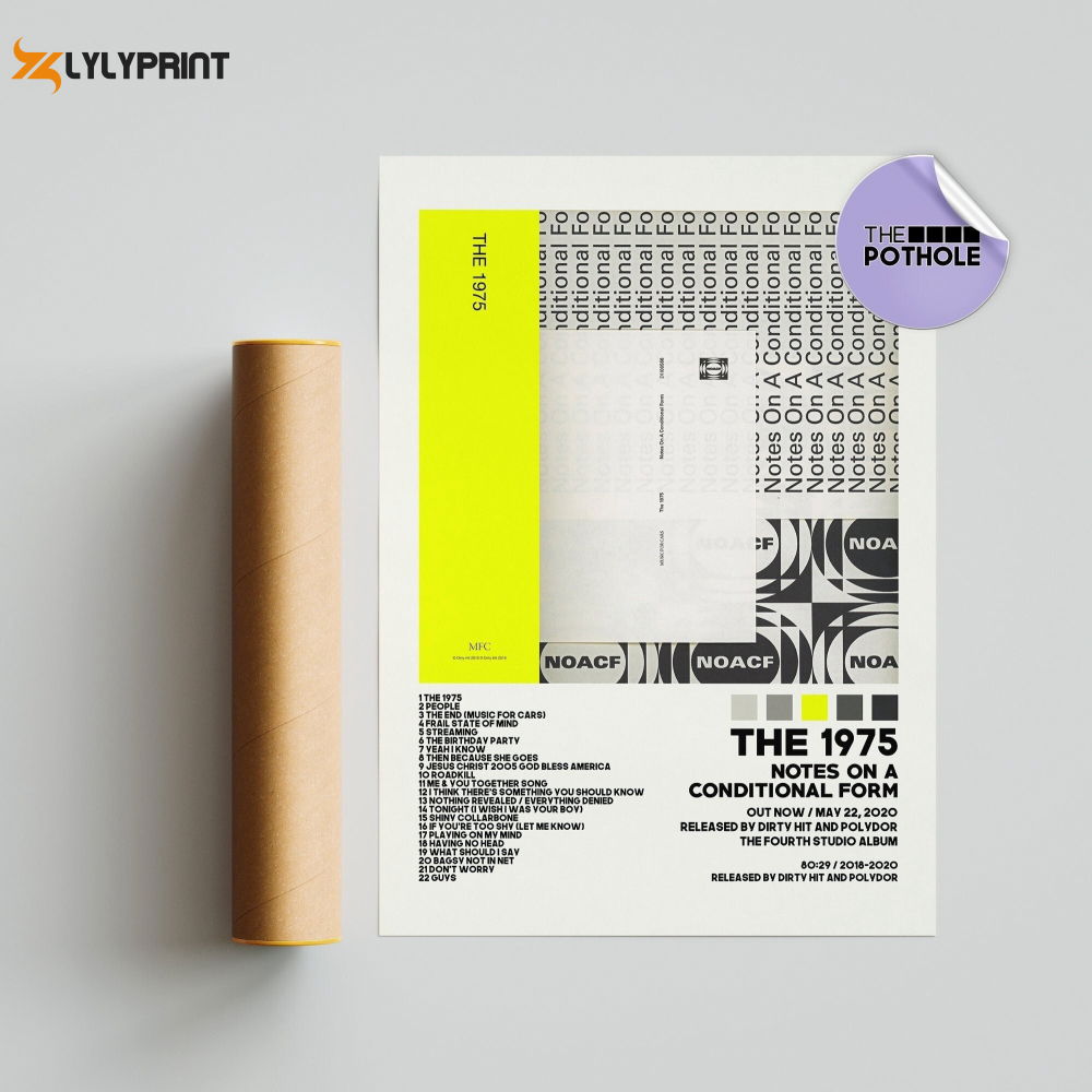 The 1975 Posters / Notes on a Conditional Form Poster, Album Cover Poster, Poster Print Wall Art, The 1975, Notes on a Conditional Form The 1975 Posters / Notes on a Conditional Form Poster, Album Cover Poster, Poster Print Wall Art, The 1975, Notes on a Conditional Form
