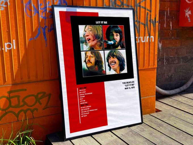The Beatles “Let it be” Album Cover Poster #1