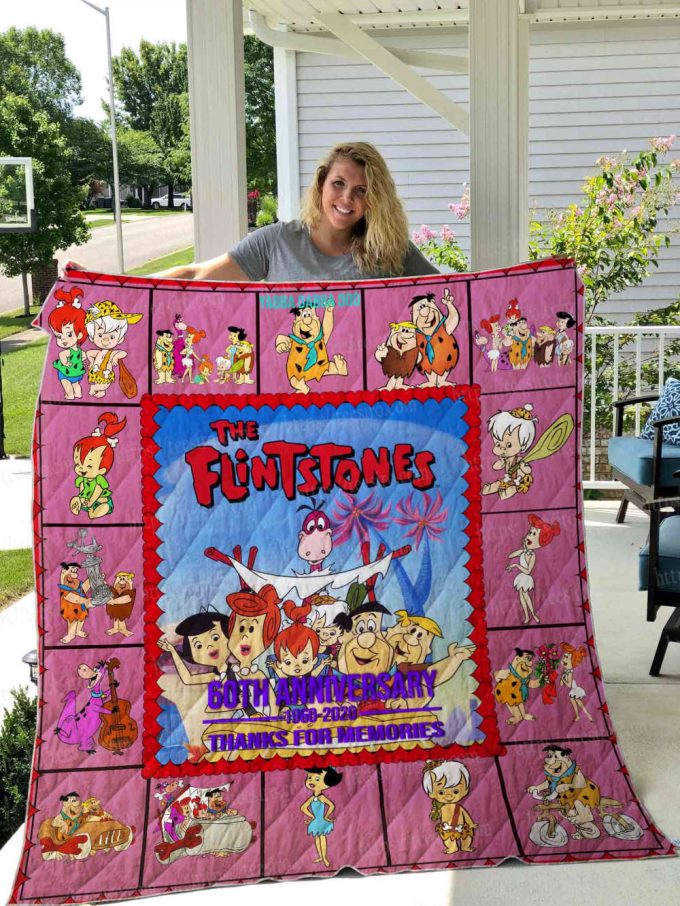 The Flintstones 1 Quilt Blanket For Fans Home Decor Gift
