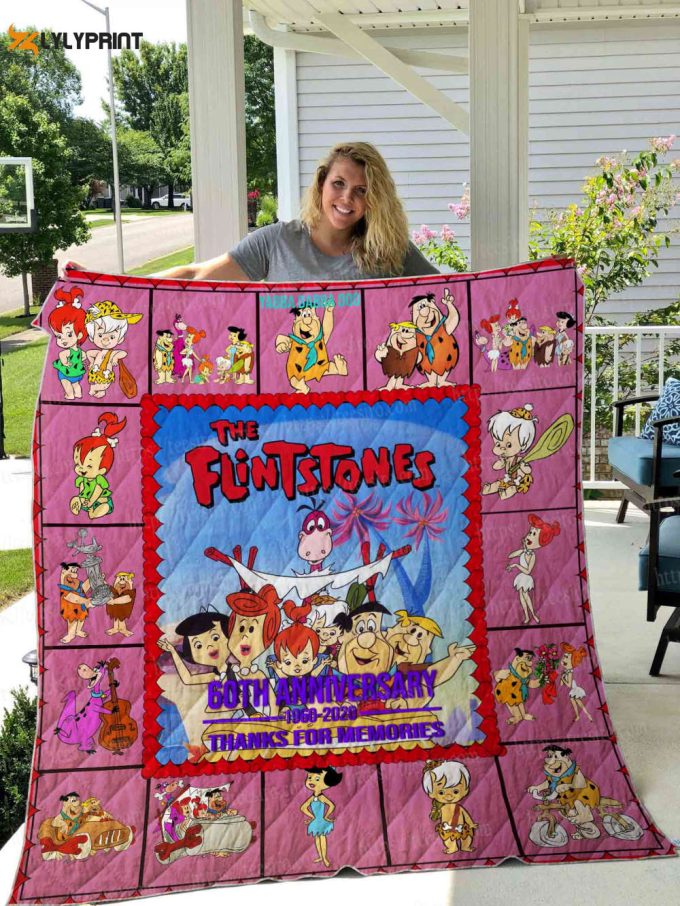 The Flintstones 1 Quilt Blanket For Fans Home Decor Gift