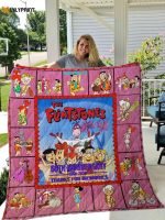 The Flintstones Quilt Blanket For Fans Home Decor Gift