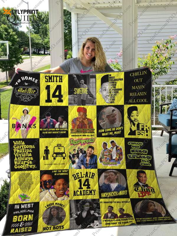 The Fresh Prince Of Belair 3D Customized Quilt Blanket Gift For Home Decor The Fresh Prince Of Belair 3D Customized Quilt Blanket Gift For Home Decor