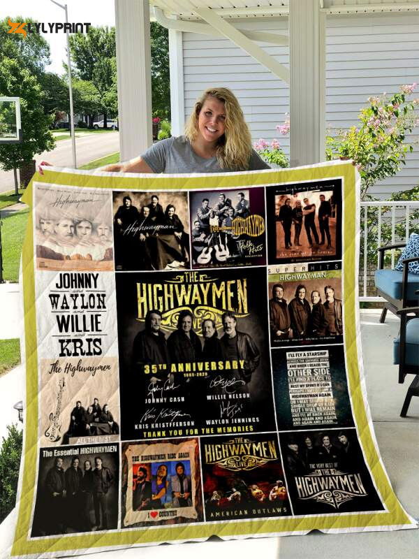 The Highwaymen 3D Customized Quilt Blanket For Fans Home Decor Gift The Highwaymen 3D Customized Quilt Blanket For Fans Home Decor Gift