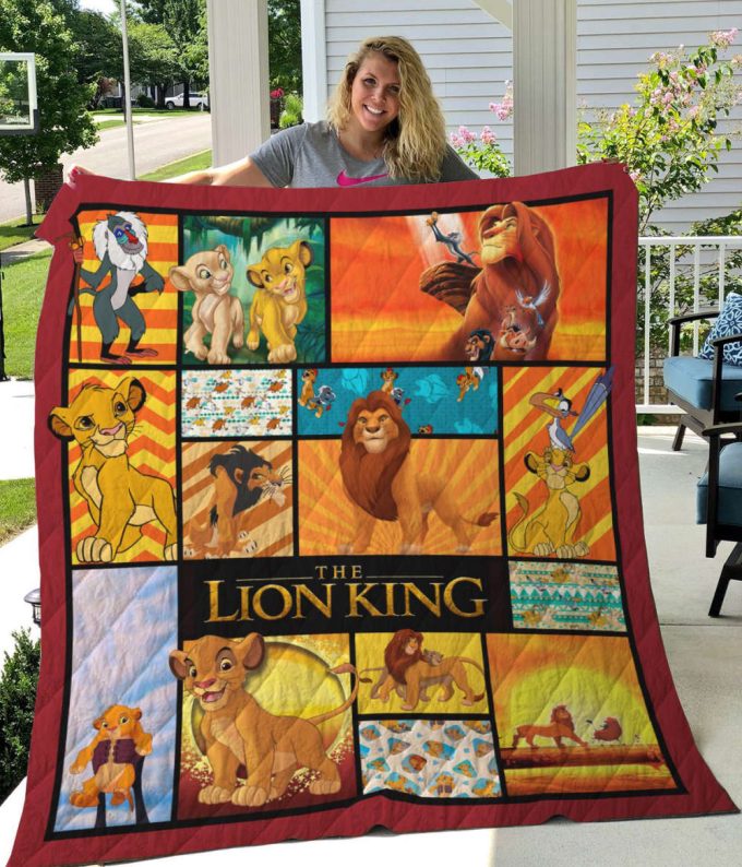 The Lion King Quilt Blanket For Fans Home Decor Gift