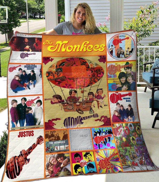 The Monkees 1 Quilt Blanket For Fans Home Decor Gift