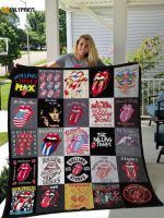 The Rolling Stones Quilt Blanket For Fans Home Decor Gift
