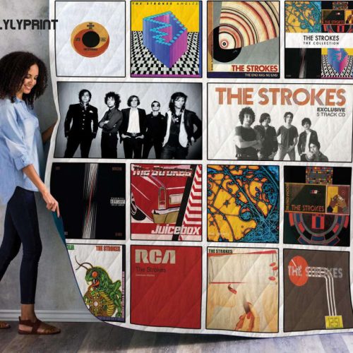 The Strokes 3D Customized Quilt Blanket Gift For Home Decor