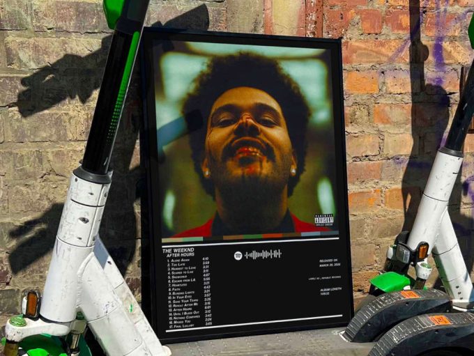 The Weeknd “After Hours” Album Cover Poster #custom