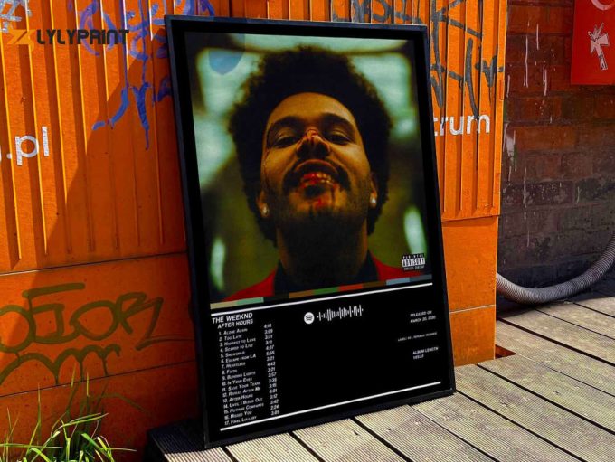 The Weeknd “After Hours” Album Cover Poster #custom