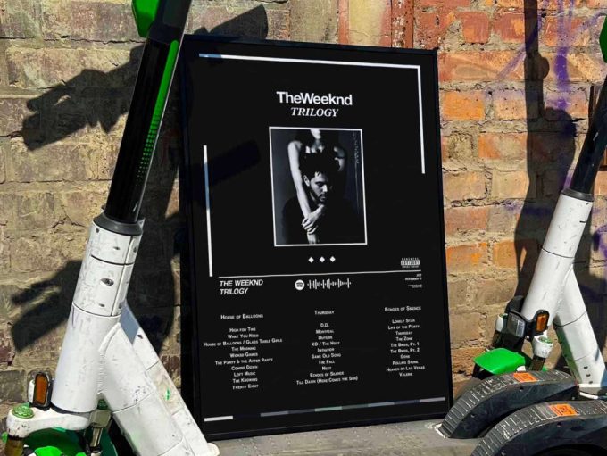 The Weeknd “Trilogy” Album Cover Poster #custom