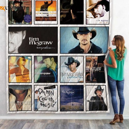 Tim Mcgraw Albums 3D Customized Quilt Blanket For Fans Home Decor Gift