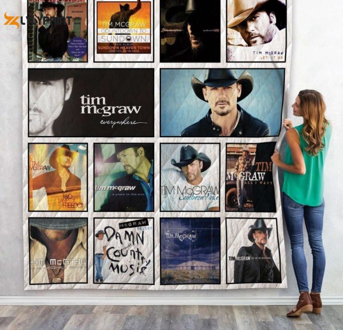 Tim Mcgraw Albums 3D Customized Quilt Blanket For Fans Home Decor Gift
