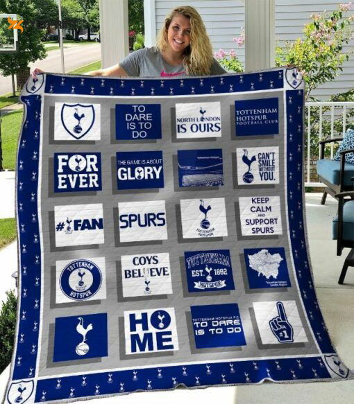 Tottenham 1 Quilt Blanket For Fans Home Decor Gift Tottenham 1 Quilt Blanket For Fans Home Decor Gift