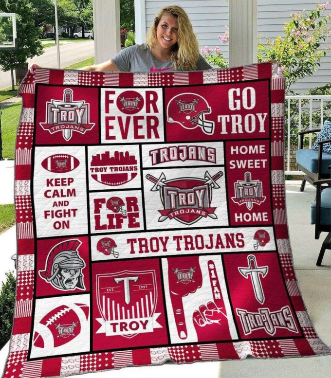 Troy Trojan 1 Quilt Blanket For Fans Home Decor Gift