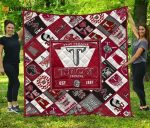 Troy Trojan Quilt Blanket For Fans Home Decor Gift