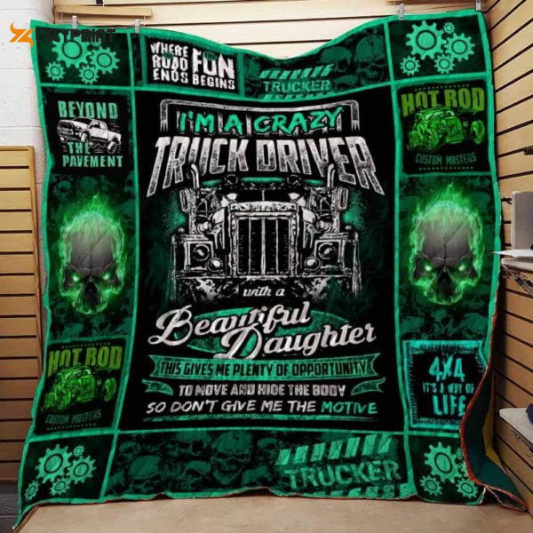 Truck 3D Customized Quilt Blanket For Fans Home Decor Gift Truck 3D Customized Quilt Blanket For Fans Home Decor Gift