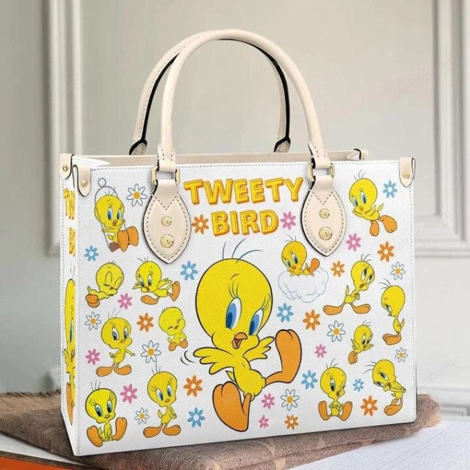 Tweety 2 Leather Handbag For Women Gift
