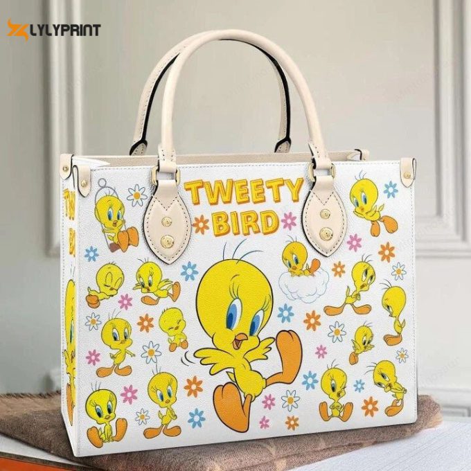 Tweety 2 Leather Handbag For Women Gift