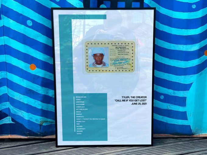 Tyler The Creator “Call me if you get lost” Album Cover Poster