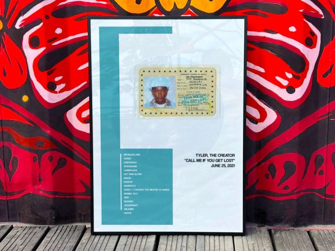 Tyler The Creator “Call me if you get lost” Album Cover Poster