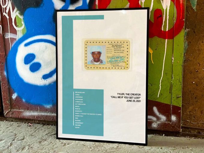 Tyler The Creator “Call me if you get lost” Album Cover Poster