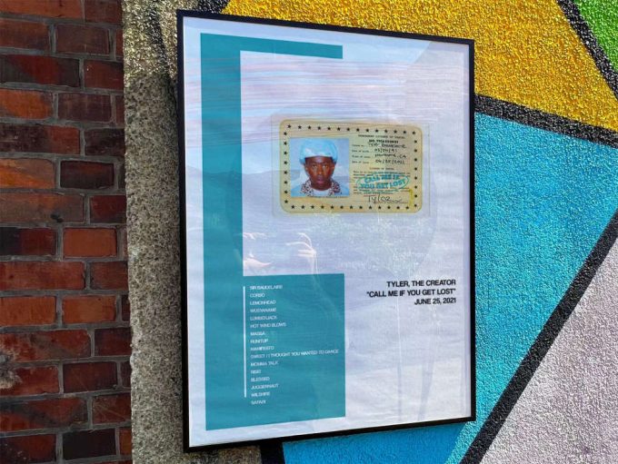 Tyler The Creator “Call me if you get lost” Album Cover Poster