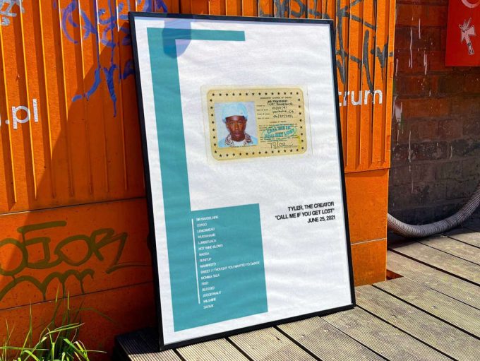 Tyler The Creator “Call me if you get lost” Album Cover Poster
