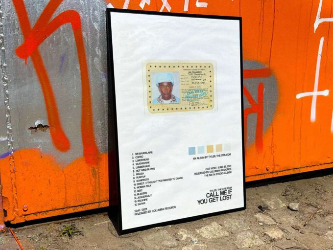 Tyler The Creator “Call me if you get lost” Album Cover Poster for Home Room Decor