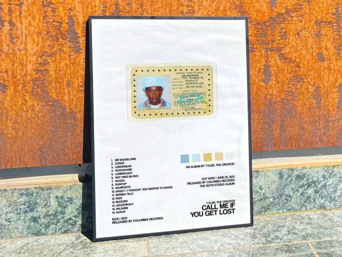 Tyler The Creator “Call me if you get lost” Album Cover Poster for Home Room Decor