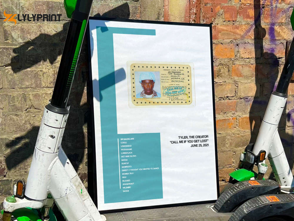 Tyler The Creator “Call me if you get lost” Album Cover Poster Tyler The Creator “Call me if you get lost” Album Cover Poster