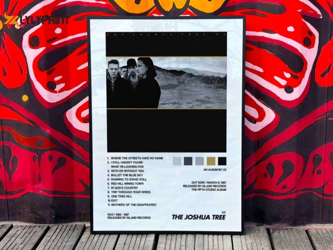 U2 “The Joshua Tree” Album Cover Poster #2