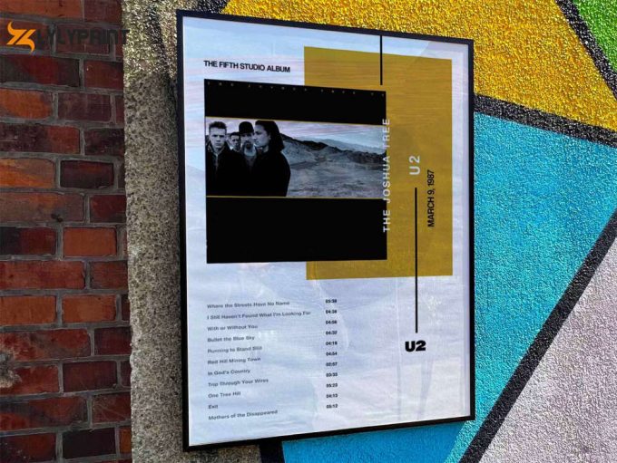 U2 “The Joshua Tree” Album Cover Poster #3