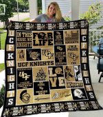 UCF Knights 3 Quilt Blanket For Fans Home Decor Gift