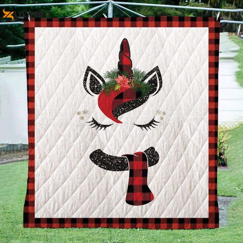 Unicorn 3D Customize Quilt Blanket For Fans Home Decor Gift