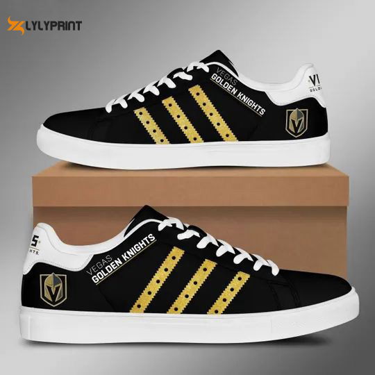 Vegas Golden Knights 2 Skate Shoes For Men Women Fans Gift Vegas Golden Knights 2 Skate Shoes For Men Women Fans Gift