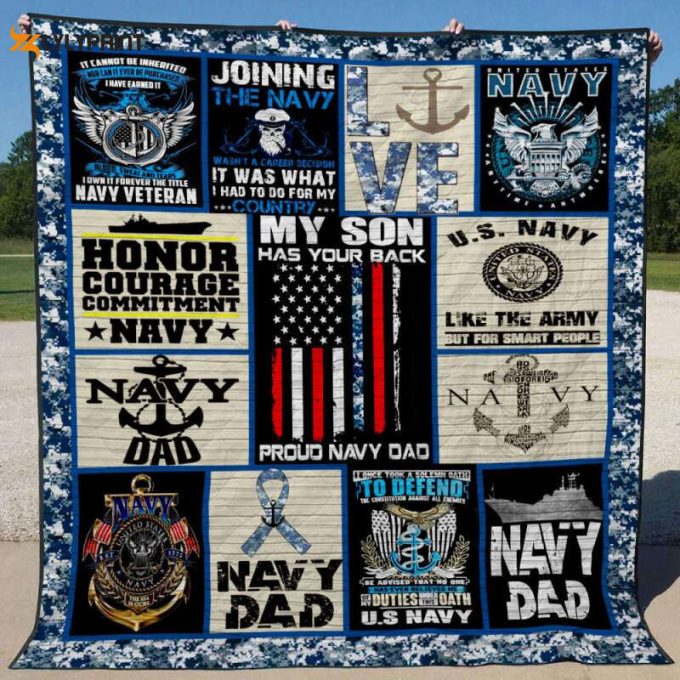 Veteran 3D Customized Quilt Blanket For Fans Home Decor Gift