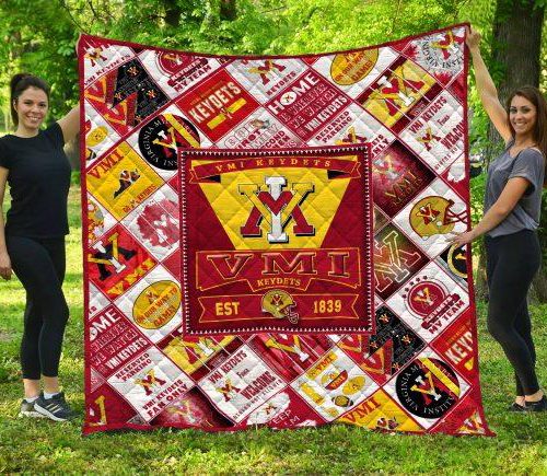 VMI Keydets Quilt Blanket For Fans Home Decor Gift
