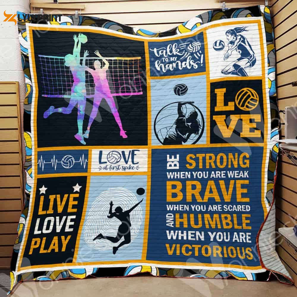 Volleyball 3D Customized Quilt Volleyball 3D Customized Quilt