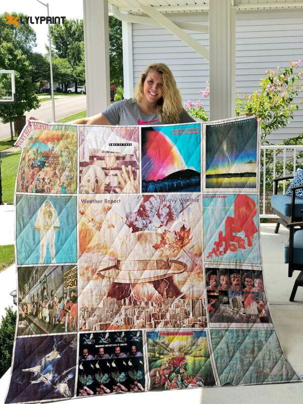 Weather Report 3D Customized Quilt Blanket For Fans Home Decor Gift Weather Report 3D Customized Quilt Blanket For Fans Home Decor Gift